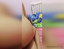 (Home-Made) Pretty Oriental Wifey Happily Mounts A Penis In Her Room