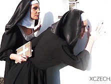 Crazy Catholic Nuns Licking Pussies