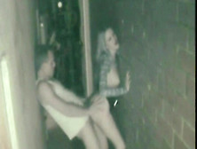 Scandalousgfs - Duo Slurping And Smashing Labia At Back Mansion Caught On Camera