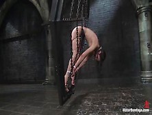 Submissive Slave Girl Amber Rayne In Water Bondage Getting Pussy Fucked