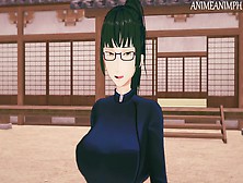 Fucking Maki Zenin From Jujutsu Kaisen Until Cream-Pie - Hentai Asian Cartoon 3D Uncensored