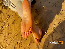 My Hot Soles Feet On The Beach, Subscribe Onlyfans To See More !