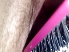 Milf Plays With Brush