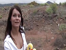 Amateur Busty Brunette Ass Fucked Pov In Outdoor