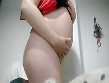Amateurs Red-Head Alluring Ex-Wife Showing Off Pregnant Body And Nice Firm Behind - Real Home-Made Movie Alluring Milf