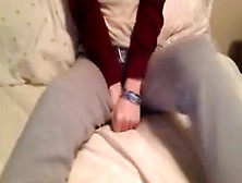 Peeing And Rubbing Pussy In My Sweatpants In Bed 1