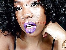 Purple Kisses Purple Lipstick Joi