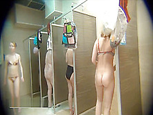 Many Amateurs In A Public Shower Caught On Spy Camera