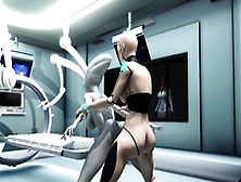 Alien Lesbian Sex And Female Android In The Sci-Fi Lab