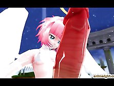 Huge Cock Redhead 3D Anime Shemale Dancing