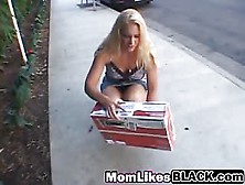 Beautiful Blonde Mom Raffled Her Pussy For Bbc Giving Him Surprise Fucking