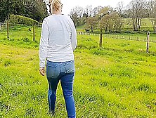U2B50 Alice Pees Her Jeans Over And Over! Piss Compilation!