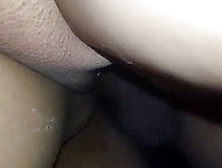 Black Cock Takes Tight Creamy Pussy