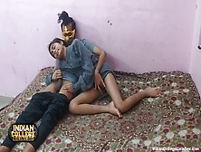 Indian Skinny Schoolgirl Deepthroat Blowjob With Intense Orgasm Pussy Fucking