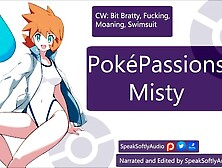 Pokepassions: Making Adult Misty Wet And Squirt For A Water Badge F/a