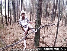 Hd Msnovember Accidently Squirt In Stepdad Face Outdoors On Tree Whilst Snatch Is Licked.  Riding His B