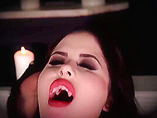 Cassie Fire In Likes To Get Masked As A Vampire And Play Various Sex Games With Her Lover