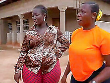 Two Huge Booty African Ladies In Shorts