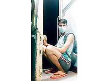 Sexy Gay Muslim Boy Having Fun In Train Public