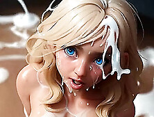 Bukkake Gangbang Cartoon Princess Peach & Super Mario Bros.  3D Animation Adult Cartoon