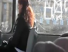 Dude Plays With Dick In Bus