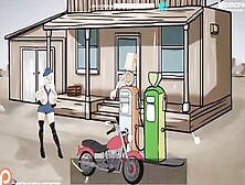Fuckerman - Gas Station Sex Scenes 2D Hentai Gameplay