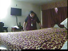 Hotel Maid Discovers Fake Pussy Fleshlight Hidden Cam Part 2