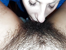 I Tongue My Girlfriend's Hairy Pussy To Orgasm - Lesbian-Illusion