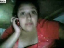 Mexican Mom Plays On Webcam