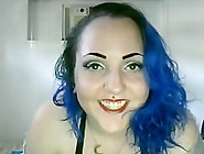 Blue Hair And Super Tight Pussy