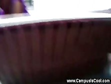 Sorority Slut Gets Licked Before Sucking