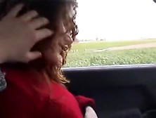 Horny Wife Riding My Cock In The Car