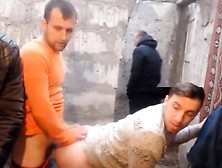 3 Romanian Guys Fuck One Another On Camera