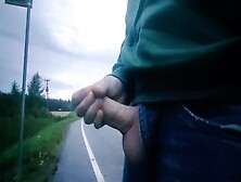 Masturbating On The Side Of The Road