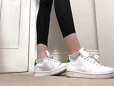 Student Showing Her Stan Smiths And Socks