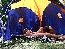 Threesome Twinks Hard Sex And Cums In A Tent - Bare Camp,  Sc.  1