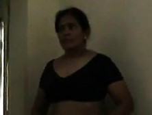 Indian Aunty Flashes Her Breasts