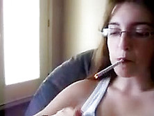 Elizabeth Douglas Age 18 Learning To Smoke Virginia Slims