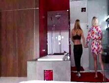 2 Sweet Girls Soap Each Other's Boobs And Lovingly Wash Their Pussies