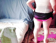 Pink Underpants Crossdresser Sissy Slut Big Ass Big Butt White Body