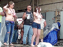 Abate Of Iowa 2015 Thursday Finalist Hot Chick Stripping Contest At The Freedom Rally - Nebraskacoeds
