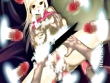 Blonde 3D Anime Hoe Gets Nailed