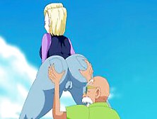 Android Quest For The Balls - Dragon Ball Part 1 - Android 18 Having Fun