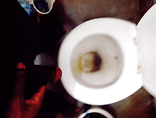 Indian Chennai Tamil Guy Pissing In Toilet Black Dick