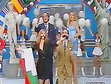 Italian Tv With Alba Parietti