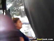 Dick Exposure For A Woman On A Bus