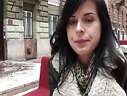 Petite Tonguepierced Doggystyle Fucked Euro Babe Tastes Cum