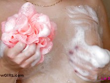 Really Wonderful Girl Takes Sexy Shower In 4K