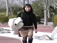 Asian Woman In Public