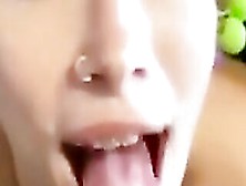 Adorable Face With Braces Give Deeply And Swallows My Cum